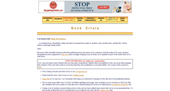Desktop Screenshot of bookerrata.com